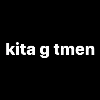 🐺 kita g tmen text, phrase, typography telegram sticker