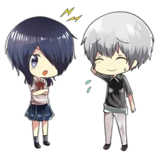 😅 Anime, Cartoon, Chibi, Manga, Süß, Charaktere telegram sticker