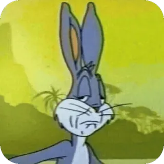 🤫 Bugs Bunny Looney Tunes telegram sticker