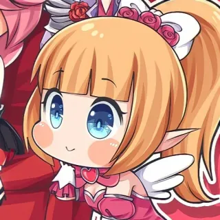 🦄 anime, chibi, cute, cartoon, character, illustration telegram sticker