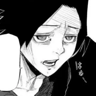 😒 はぁ Anime, Manga, Cara, Expresión telegram sticker