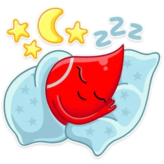😴 zzz sleep, dream, moon, stars, pillow, sleeping, zzz, night telegram sticker