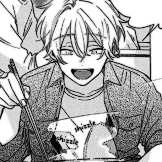 🍆 shizzle Style anime, Manger, Nourriture, Joyeux, Manga, Personnage de dessin animé whatsapp sticker