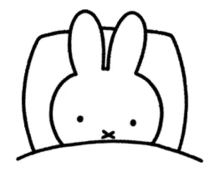 🛌 Miffy Miffy, กระต่าย, การ์ตูน, น่ารัก telegram sticker