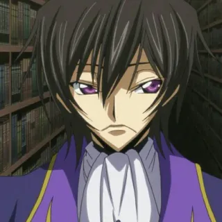 🔗 Lelouch Lamperouge Code Geass Anime, Personagem, Lelouch, Code Geass, Mangá telegram sticker