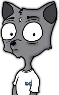 😳 DO Cartoon, Anthropomorph, Katze, Tier, Sticker telegram sticker