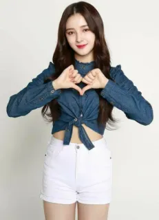 💙 Nancy Jewel McDonie kpop, nancy, nancy jewel mcdonie, momoland, asiatique, coeur, chanteuse telegram sticker