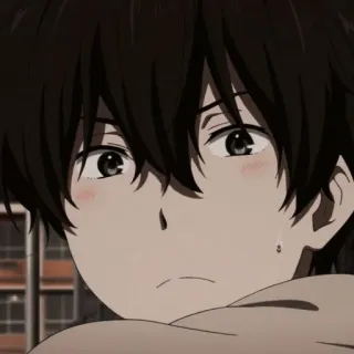 🔒 Anime, Menino, Fofo, Mangá, Retrato telegram sticker