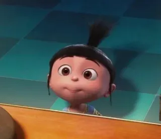 🥺 Agnes Despicable Me cartoon, animation, child, girl, movie, character telegram sticker