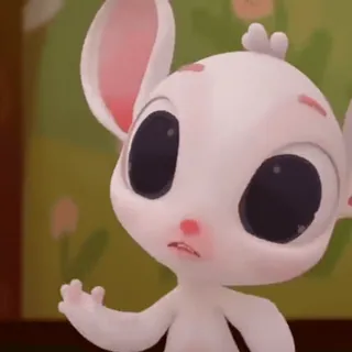 🐭 Kreskówka, Mysz, Zwierzę, Postać, Słodki whatsapp sticker