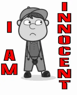 🙁 I AM INNOCENT Dessin animé, Innocent, Texte, Personnage, Dessin, Garçon telegram sticker