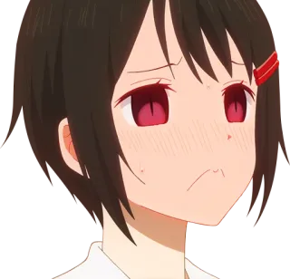 😳 Anime, Mädchen, Ausdruck, Emotion, Cartoon telegram sticker