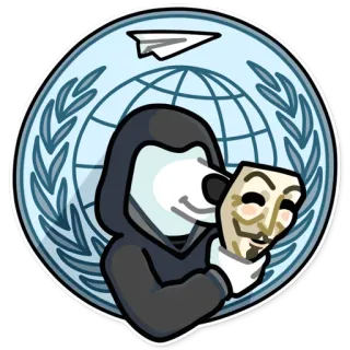 Resistance Dog telegram stickers