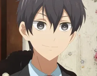 😁 anime, boy, character, smile, manga whatsapp sticker