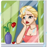 CutieMadeline telegram emojis 😢