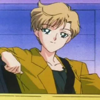 🥂 Haruka Tenoh Sailor Moon anime, sailor moon, haruka tenoh, uranus, character, animation telegram sticker