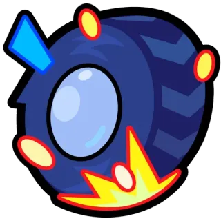 🤸 cartoon, robot, bomb, art, design telegram sticker