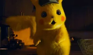 😳 Pikachu Detective Pikachu 宝可梦, 皮卡丘, 侦探, 卡通, 电影, 黄色, 可爱 telegram sticker