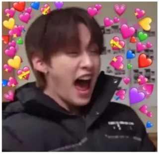 💖 愛, ハート, 愛情, KPOP, かわいい, ファン whatsapp sticker