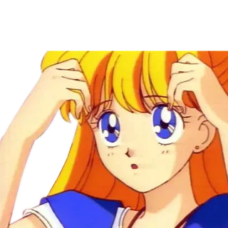 🙄 Anime, Dessin animé, Fille, Mignon, Manga, Jeunesse whatsapp sticker
