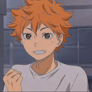 😆 Hinata Shoyo Haikyuu!! Anime, Haikyuu, Hinata Shoyo, Charakter, Sport, Volleyball telegram sticker