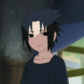🎧 Sasuke Naruto anime, character, sasuke, naruto, cartoon, animation telegram sticker