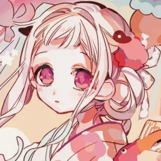 🖤 animé, mignon, fille, dessin animé telegram sticker