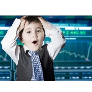 😱 child, stocks, financial, markets, boy telegram sticker
