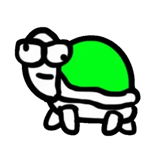 ⭐ Schildkröte, Tier, Cartoon, Lustig, Süß, Zeichnung whatsapp sticker
