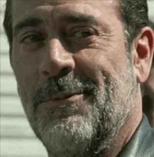 😏 Negan The Walking Dead ходячие мертвецы, ниган, усмешка, злодей whatsapp sticker