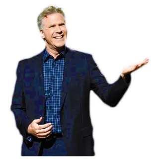 ✋ Will Ferrell actor, comedy, celebrity, person telegram sticker