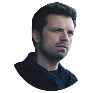 🤨 Bucky Barnes Bucky Barnes, Winter Soldier, Marvel, Sebastian Stan, Superhero, Character, Movie telegram sticker