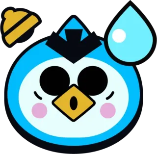 😅 Cartone animato, Carino, Personaggio, Animale, Pinguino, Clip art whatsapp sticker