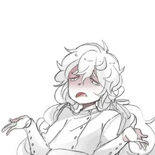 😤 confundido, encogerse de hombros, dudoso, incierto, cuestionando, dibujos animados telegram sticker