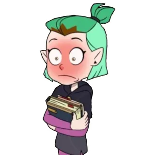 🥵 Amity Blight The Owl House cartoon, animation, Amity Blight, The Owl House, disney telegram sticker