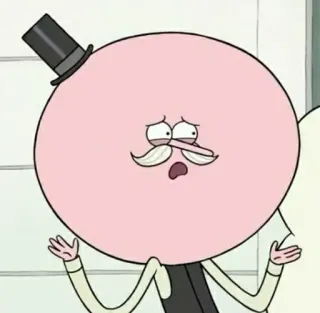 👾 Pops Regular Show cartoon, regular show, pops, animated, television, character whatsapp sticker