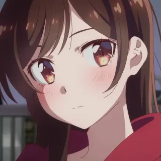 🥥 Chizuru Ichinose Rent-A-Girlfriend Anime, Chizuru Ichinose, Rent-A-Girlfriend, Kreskówka, Dziewczyna, Ładna whatsapp sticker