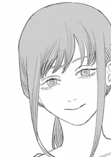 😀 Makima Chainsaw Man anime, manga, Chainsaw Man, Makima, fanart, illustration telegram sticker