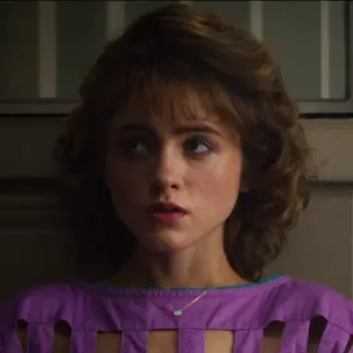 🤨 Nancy Wheeler Stranger Things stranger things, nancy wheeler, character, tv series, portrait telegram sticker