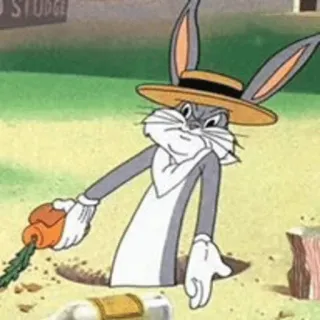 😠 Bugs Bunny Looney Tunes telegram sticker