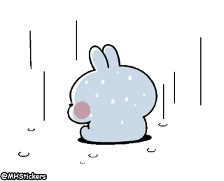 💔 @MHStickers coelho, adesivo, fofo, coelho whatsapp sticker
