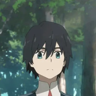 🦋 Hiro Darling in the Franxx Anime, Postać, Hiro, Darling in the Franxx telegram sticker