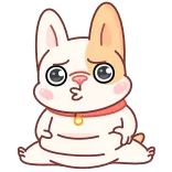 🥺 perro, animal, mascota, lindo, dibujo animado whatsapp sticker