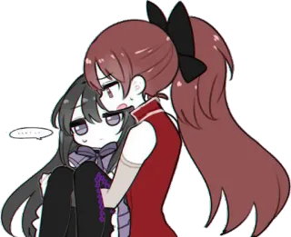 💛 んふ Anime, Fofo, Personagens, Abraço, Kawaii telegram sticker