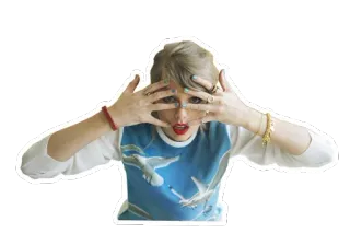 😶 Taylor Swift Taylor Swift, chanteuse, pop star, célébrité, musique, femme telegram sticker