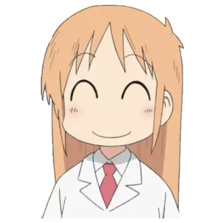 ☺️ Nano Shinonome Nichijou Anime, Desenho animado, Personagem, Fofo, Retrato telegram sticker