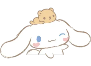 👋 Cinnamoroll cinnamoroll, kawaii, sanrio, cute, dog, bear telegram sticker