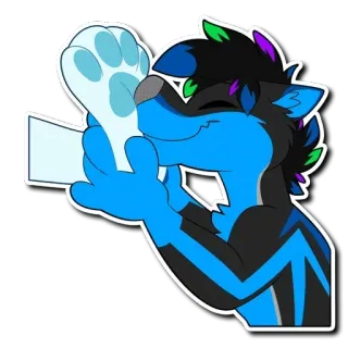 🐾 furry mascot telegram sticker