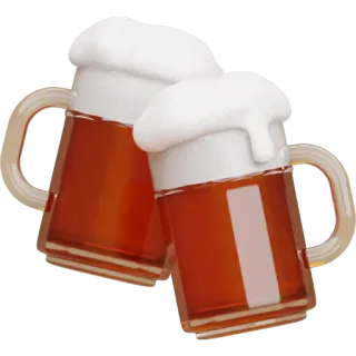 🍻 birra, bevanda, brindisi, alcol, salute, boccali, festa whatsapp sticker
