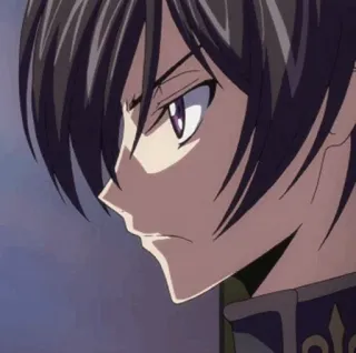 🥀 Lelouch Lamperouge Code Geass Anime, Code Geass, Lelouch, Personaggio, Personaggio anime whatsapp sticker